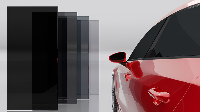 Scheiben Verdunkelung im Auto